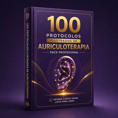 Pack 100 Protocolos de Auriculoterapia